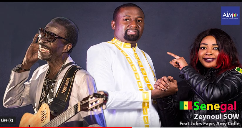 Souleymane Faye et Amy Collé Dieng chantent pour la paix au Sénégal