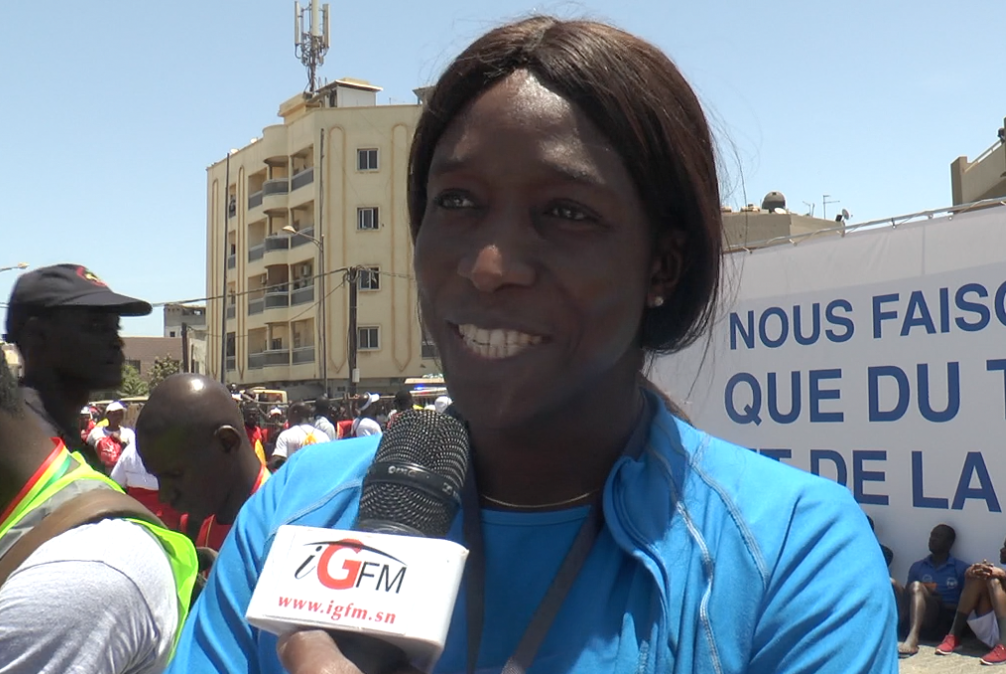 Amy Mbacké Thiam juge le niveau du Marathon Eiffage