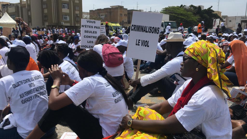 Manifestation à Dakar contre les violences faites aux femmes