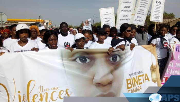 Tambacounda : marche de protestation contre les violences faites aux femmes