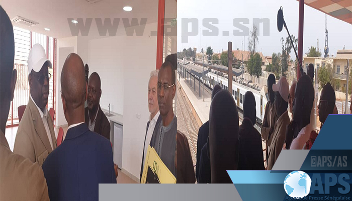 Macky Sall sur les chantiers du TER