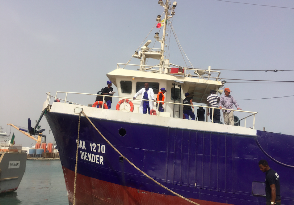 Le premier voyage du navire-école Diender avec des étudiants de l'ENFM