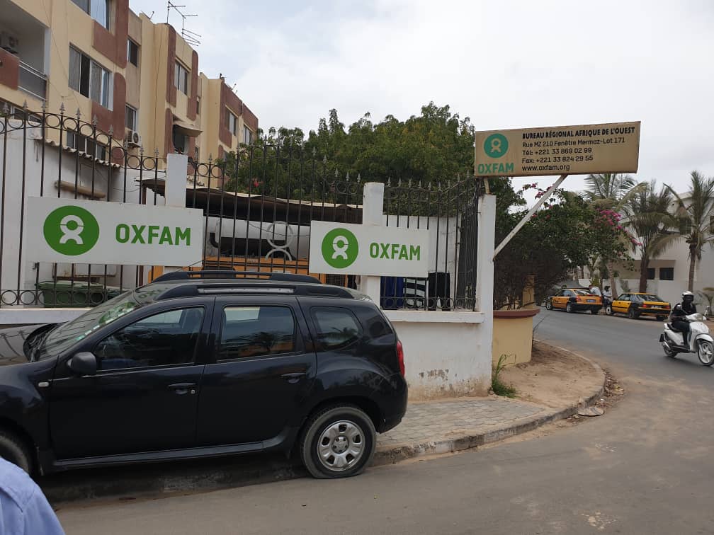 Calme plat  au siège de Oxfam