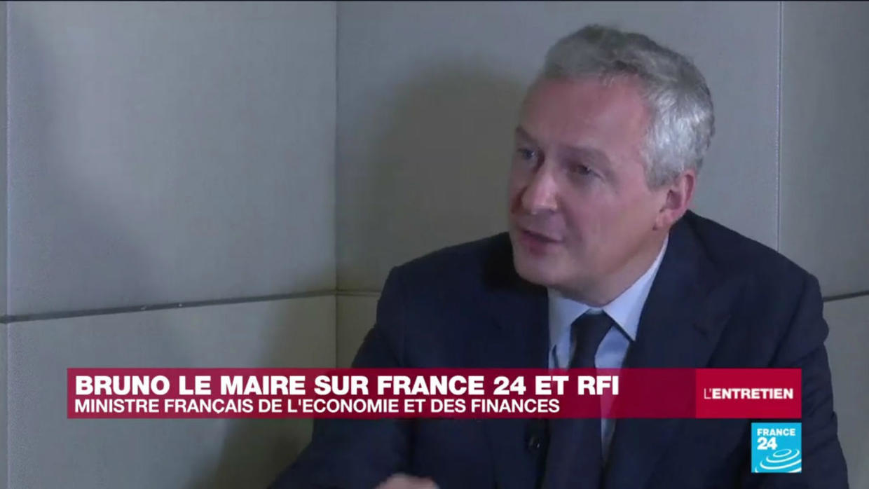 Bruno Le Maire sur France 24 : 