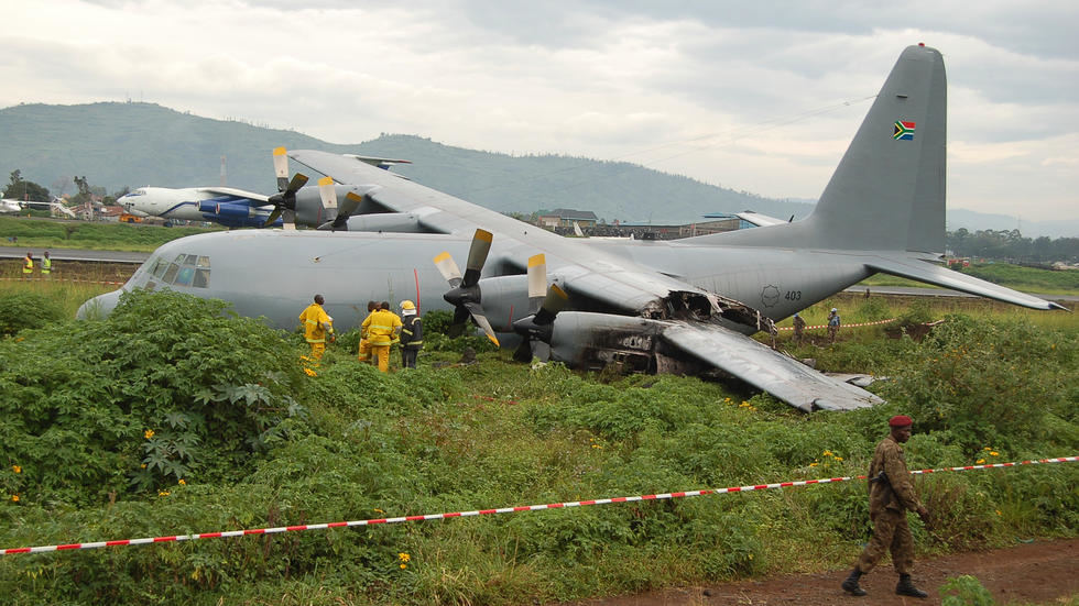 RDC: un avion militaire rate son atterrissage à Goma, pas de victime