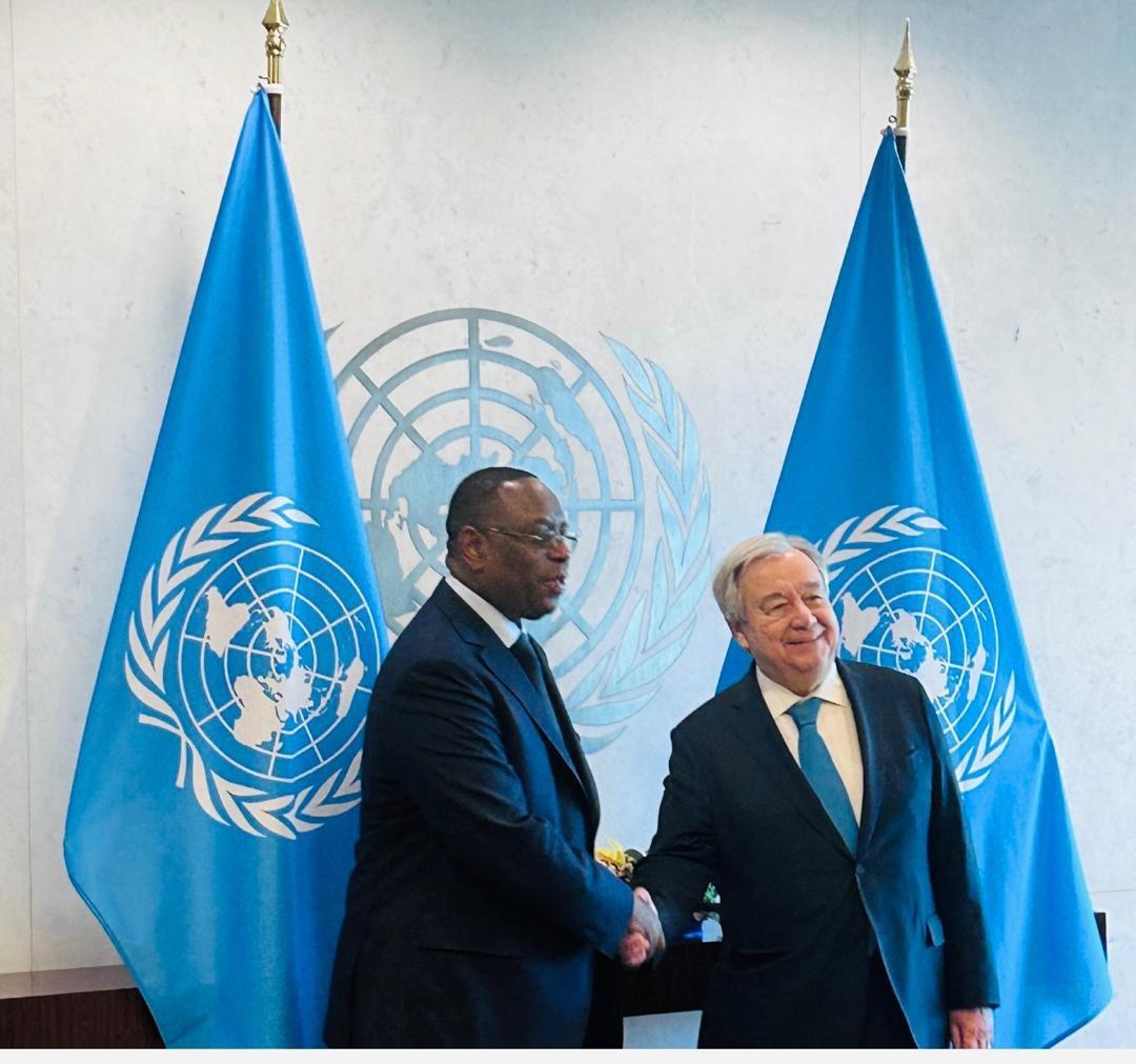 Rencontre Macky-Guterres au siège de l\'ONU