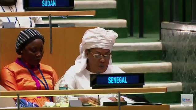 Discours Ministre de la Femme Sali Diop Dieng aux Nations Unies