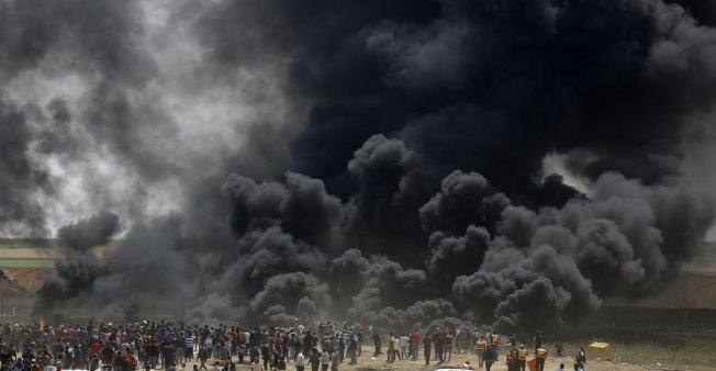 Des dizaines de blessés à la frontière entre Gaza et Israël