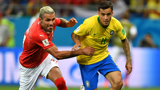 Mondial 2018 : La Suisse tient en échec le Brésil  (1-1)