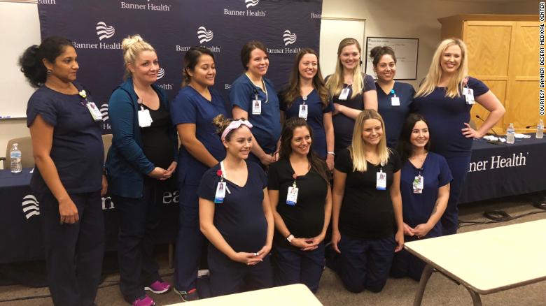 Etats-Unis : 16 infirmières d'un même hôpital enceintes en même temps