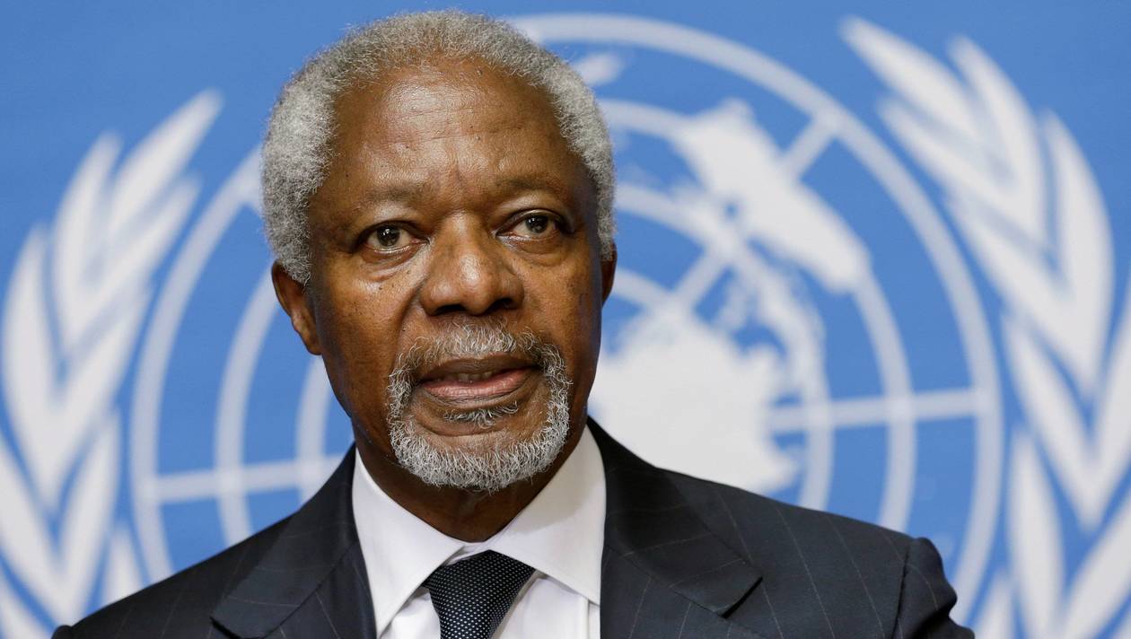 Décès de Kofi Annan, ancien secrétaire général de l’ONU