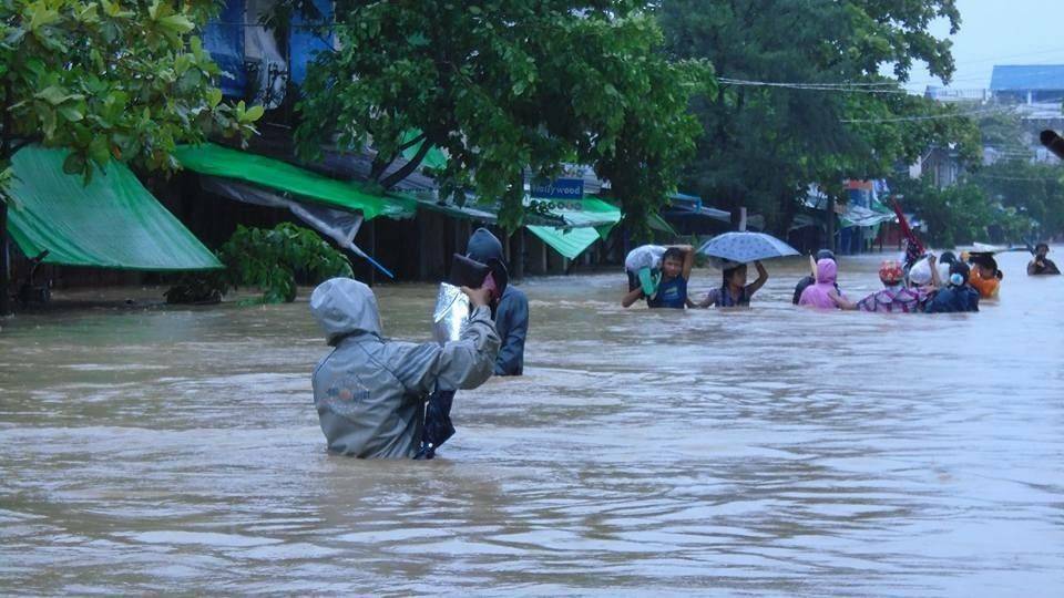 Birmanie :150.000 déplacés à cause des inondations
