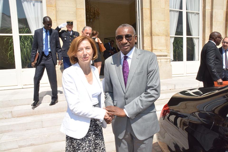 Me Sidiki Kaba se porte bien, il a rencontré le Ministre français des Armées