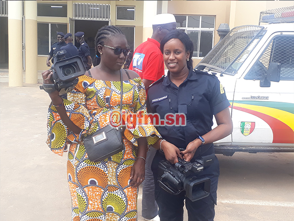 Police-Presse - Yaram de la Dtv et Fatoumata Pouye de la Drp en toute complicité