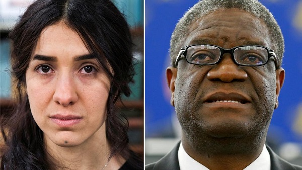 Nadia Murad et Denis Mukwege: deux Nobel contre les violences faites aux femmes