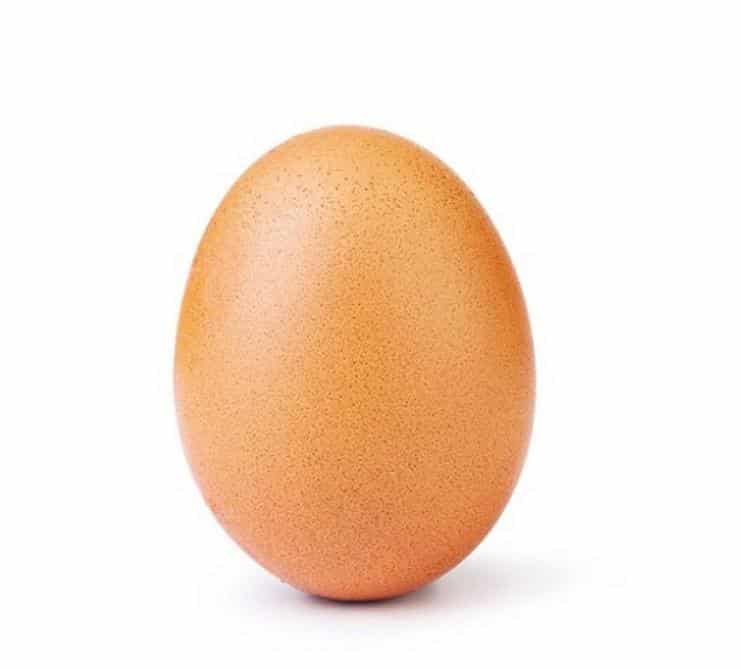 Un œuf devient l’image la plus populaire d’Instagram