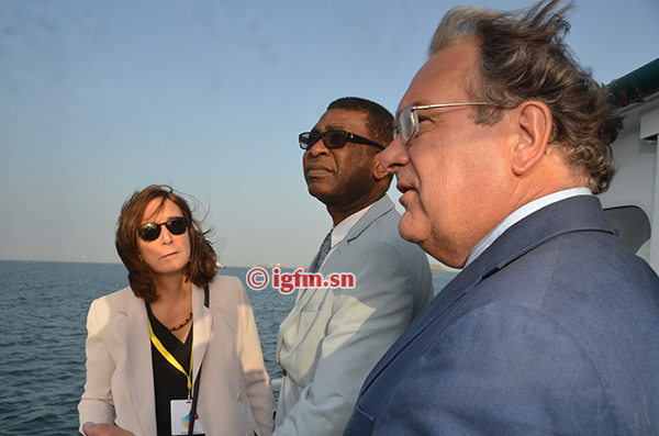 L'ambassadeur de Belgique en visite à Gorée avec Youssou Ndour