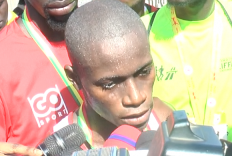 Christian Manga, 1er sénégalais au Marathon Eiffage : 