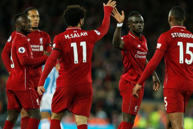 Liverpool-Huddersfield :  Sadio Mané inscrit son 19e but et rejoint Agüero
