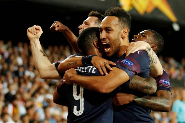 Ligue Europa : Arsenal s'offre la finale avec un Aubameyang étincelant