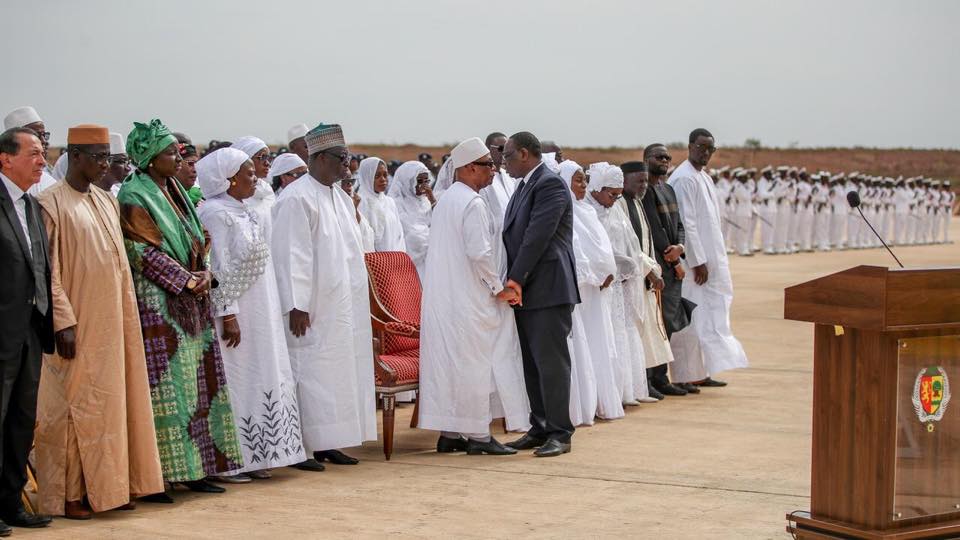 Le président Ibrahima Boubacar Keita à l'Aibd pour la cérémonie d'hommage à Tanor Dieng