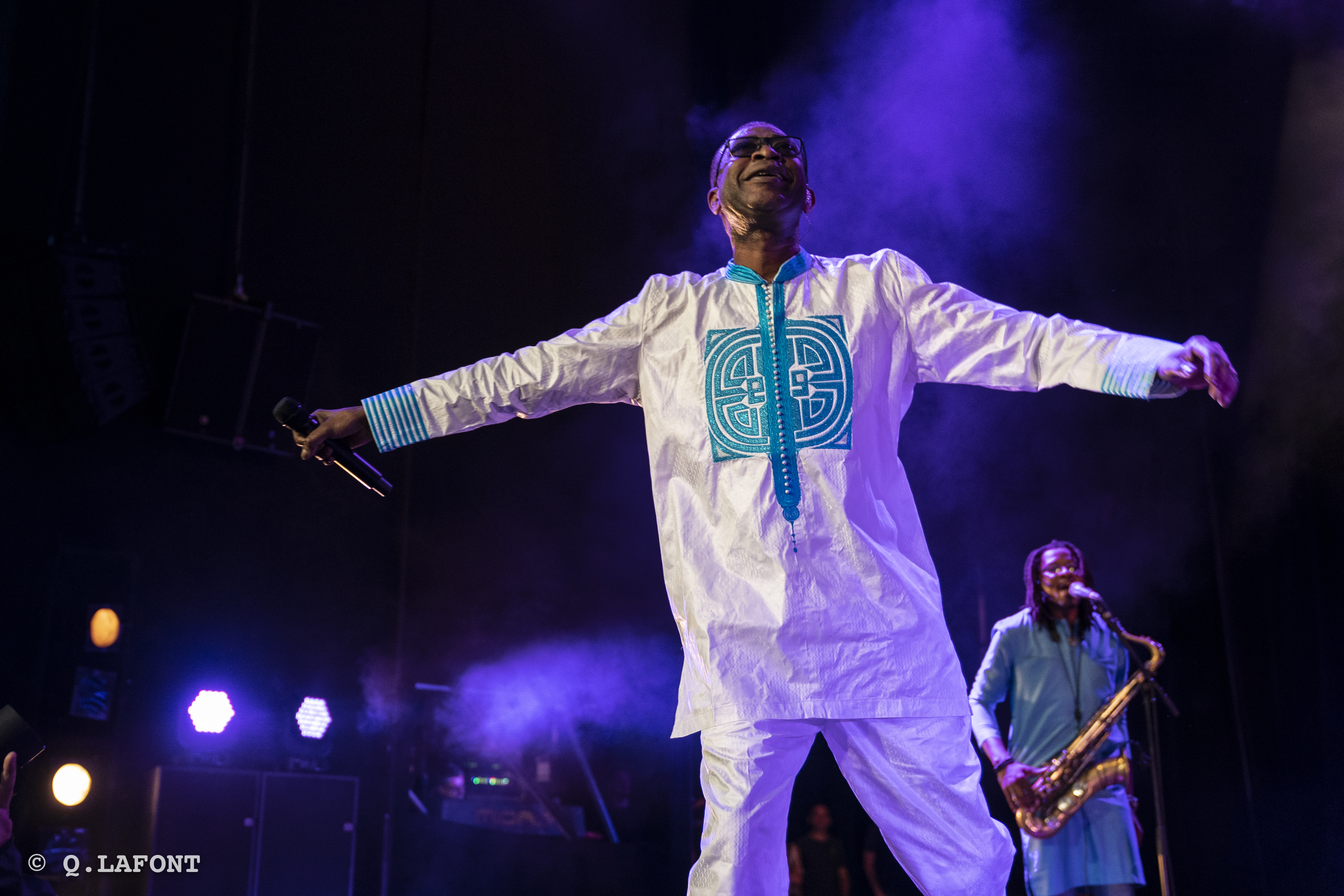 Youssou Ndour, showman et faiseur de miracles à Lyon