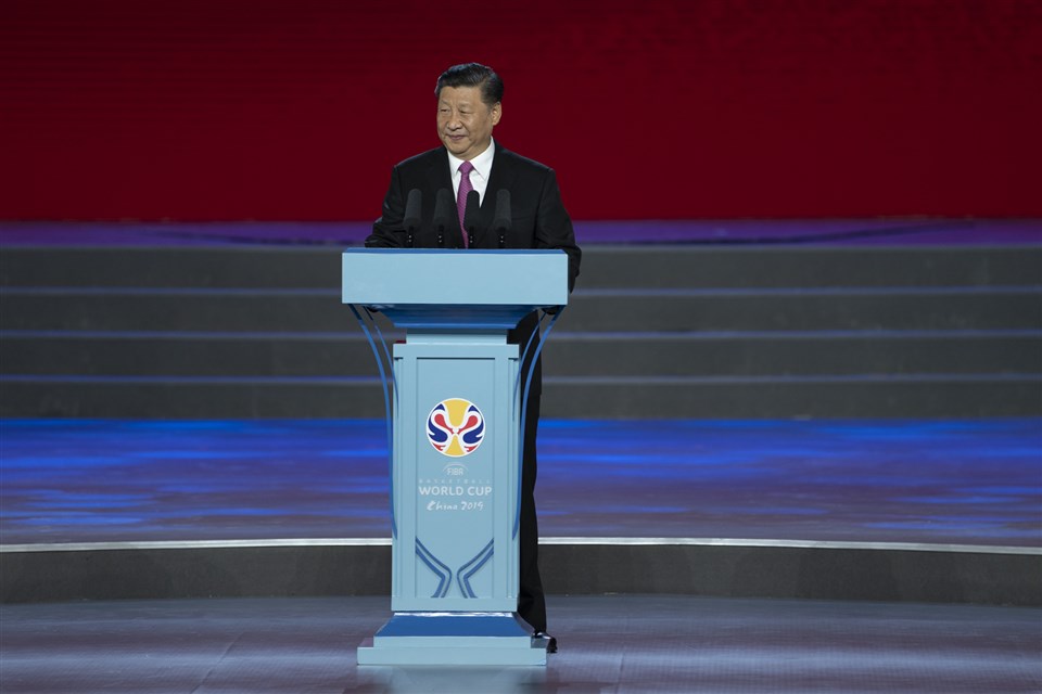 Basket : le président chinois déclare ouverte la Coupe du monde 2019