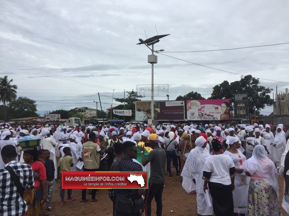 Guinée - Forte mobilisation à la marche des femmes du FNDC