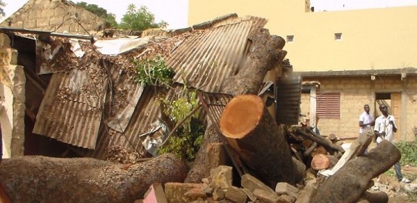 Pluies orageuses à Thiès : un bâtiment s'effondre et tue une dame de 39 ans