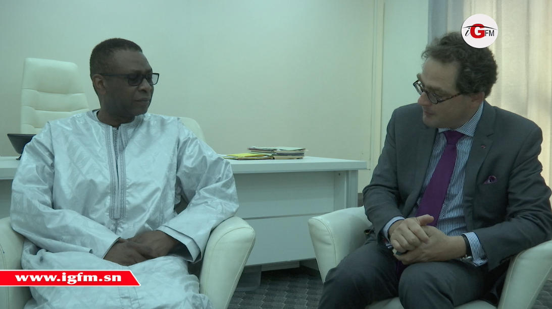 Le nouvel Ambassadeur de la Belgique reçu par Youssou Ndour