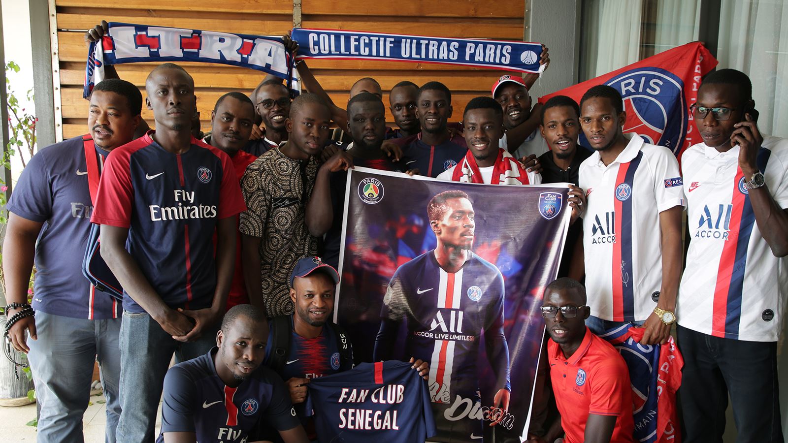 Idrissa Gueye à la rencontre du Fan Club Sénégal