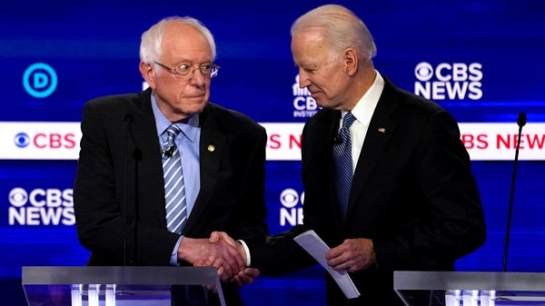 États-Unis : le coronavirus s’invite dans le premier débat Biden-Sanders