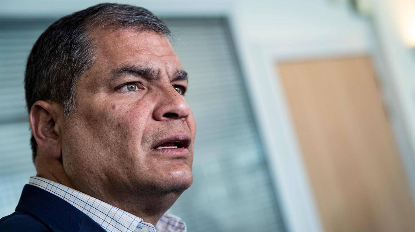 L'ex-président de l'Équateur Rafael Correa condamné à huit ans de prison
