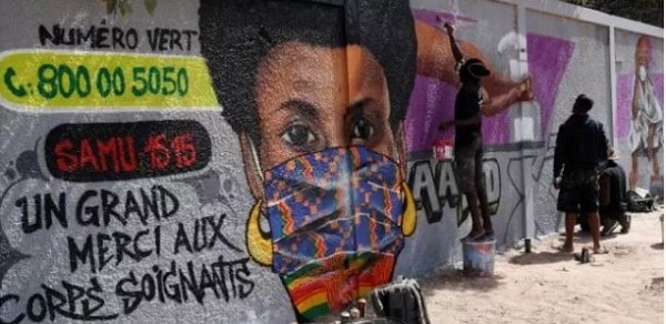 Covid-19 au Sénégal : Des graffitis contre le coronavirus