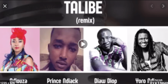 Remix du morceau “Talibé” avec Adiouza et 3 célèbres artistes...