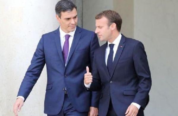 Emmanuel Macron et Pedro Sanchez à Nouakchott pour le sommet du G5 Sahel