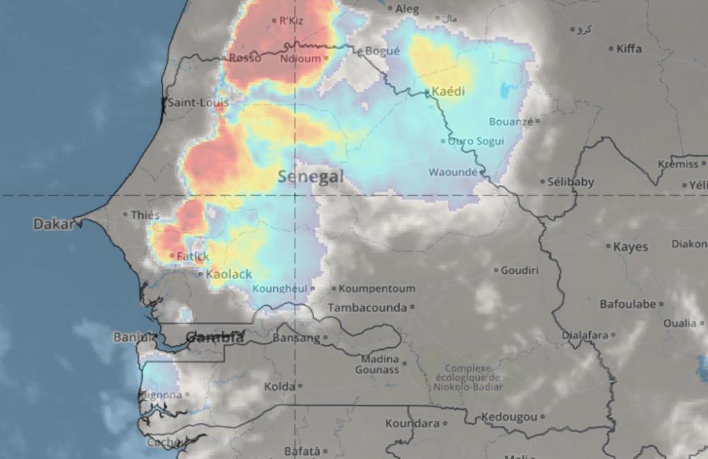 L'Anacim signale: «Des orages et de la pluie en route vers Dakar, Mbour, Saint-louis…»