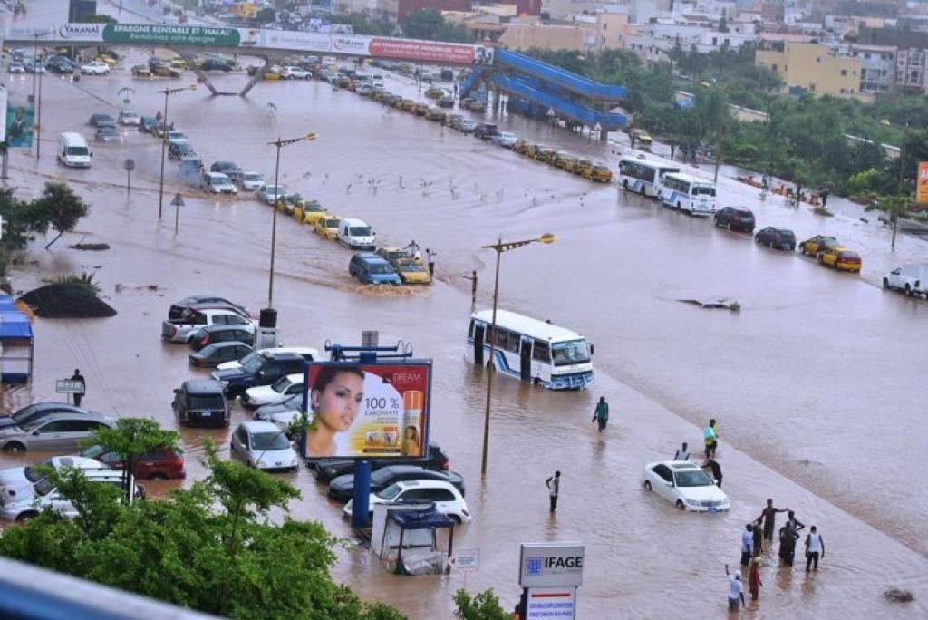 Bilan des inondations au Sénégal: 11 régions touchées, 16 798 personnes sinistrées, 365 familles déplacées, 7 morts