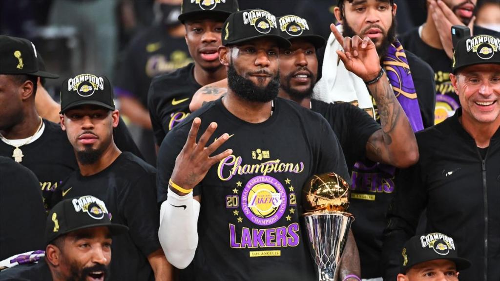 NBA : LeBron James élu MVP de la finale 2020