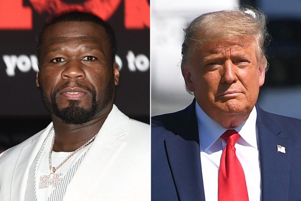 50 Cent choque en annonçant son soutien pour Donald Trump 