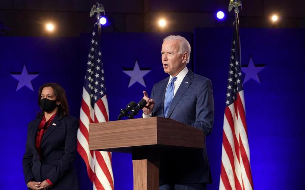 Joe Biden élu 46e président des Etats-Unis, selon les médias américains