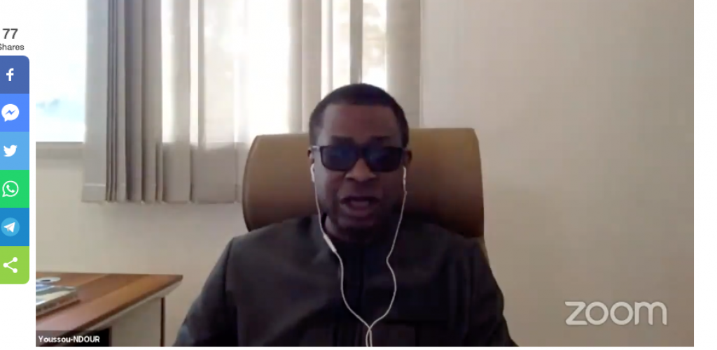 Youssou Ndour à Adessina : 