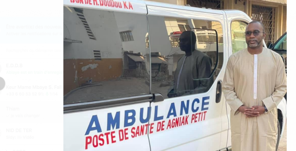 Santé en Casamance : Le Directeur général de l’AIBD offre une offre une ambulance médicalisée à Agnack Petit