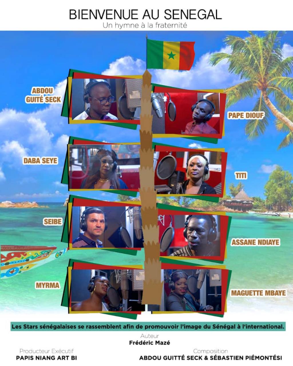 Des artistes sénégalais autour d’un « Hymne à la Fraternité » pour la promotion de l’image du sénégal
