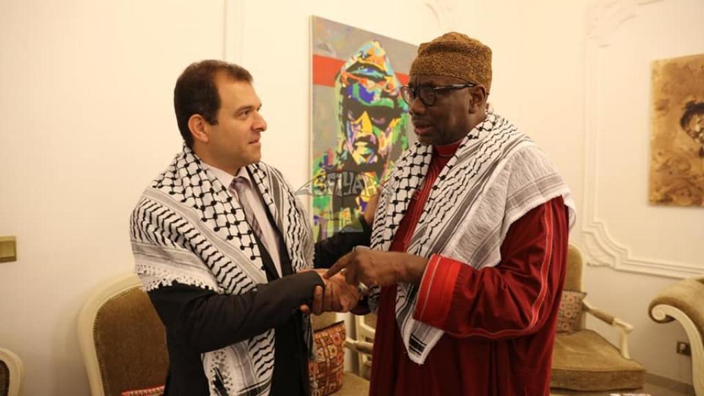 Soutien à la Palestine : Une délégation du khalife général des tidianes reçue par l'ambassadeur Safwat Ibraghith