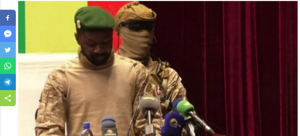  Le colonel Assimi Goïta officiellement investi à la présidence du Mali