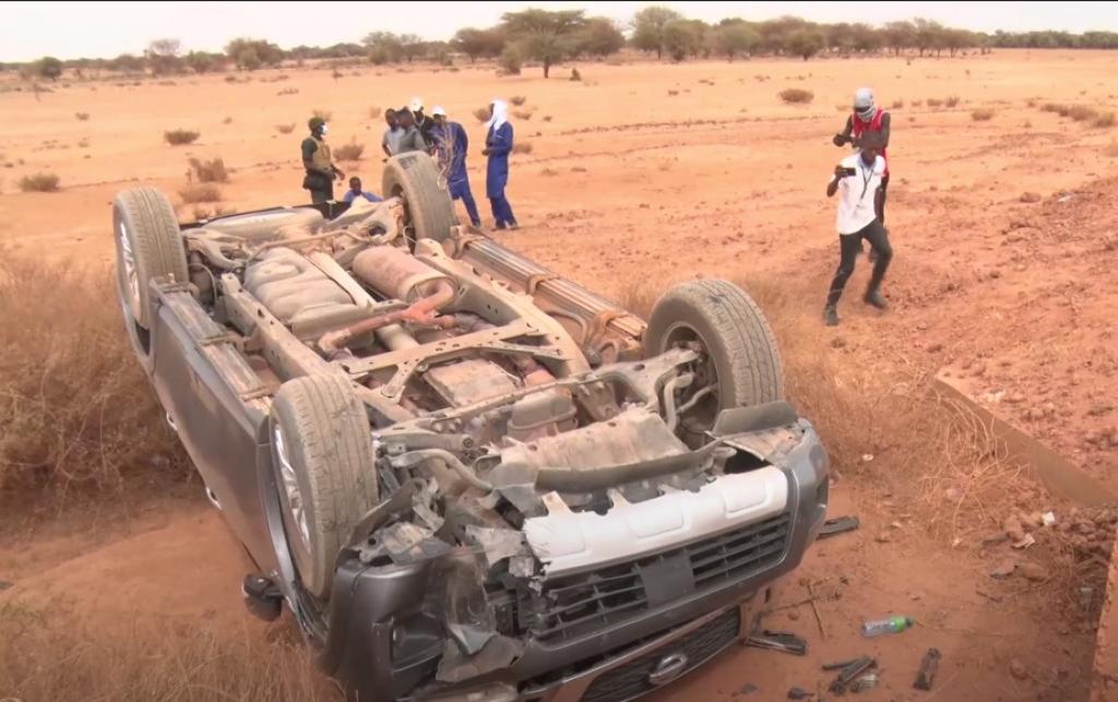 Tournée économique: le véhicule de Mbaye Pekh et Bara Dolly fait un accident