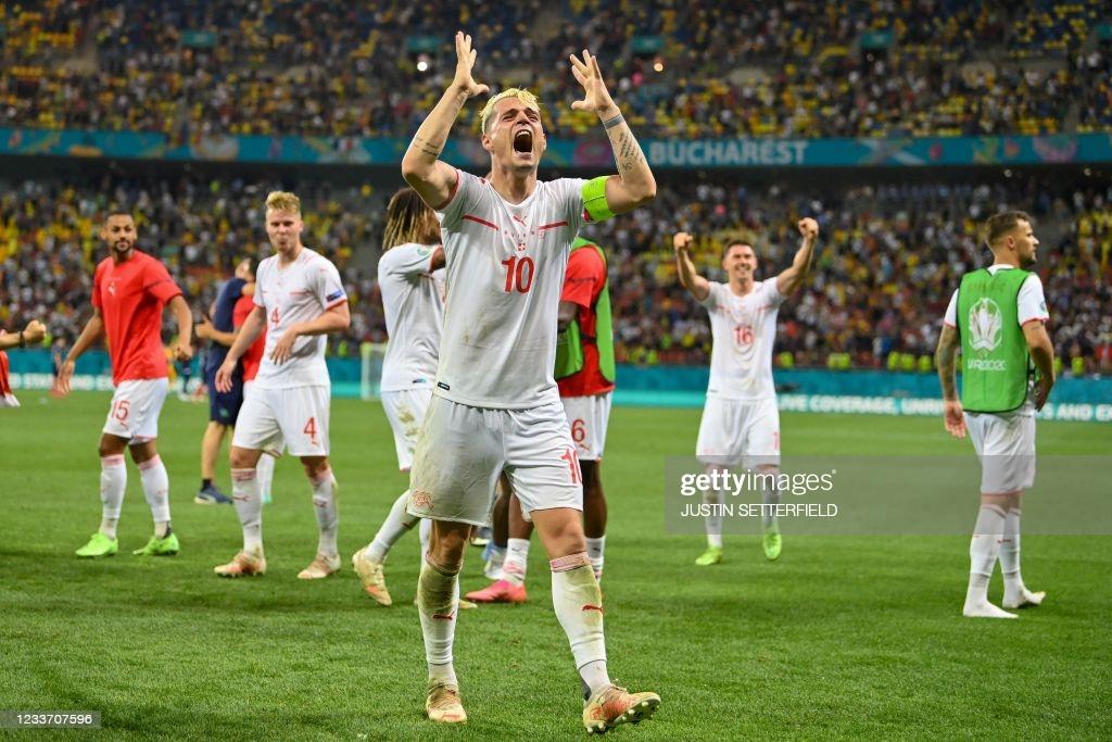 Euro 2020 : Danemark, Tchèque et Suisse dominent l\'équipe type des 8es de finale