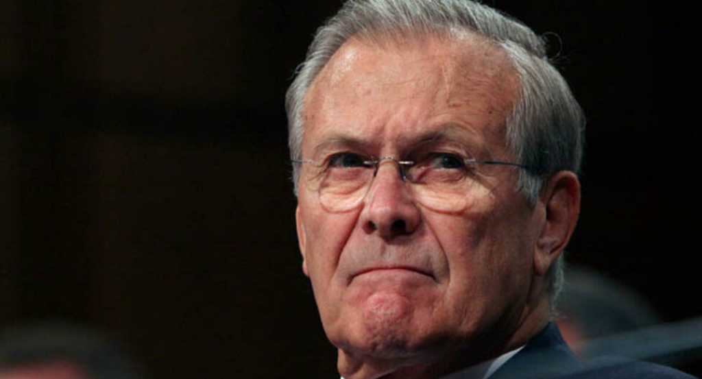 Dernière minute... Mort de Donald Rumsfeld, ex chef du Pentagone sous Bush