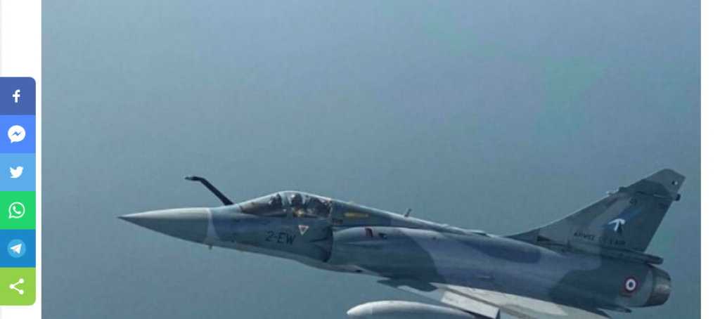  Un avion de chasse français s\'écrase au Mali, les pilotes sains et saufs